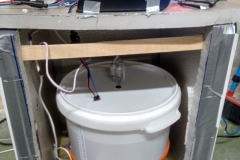 La caja para controlar la temperatura